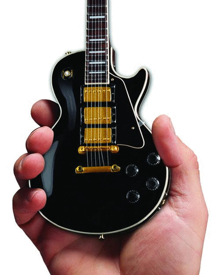 Gibson Les Paul Custom Ebony Mini Guitar Replica