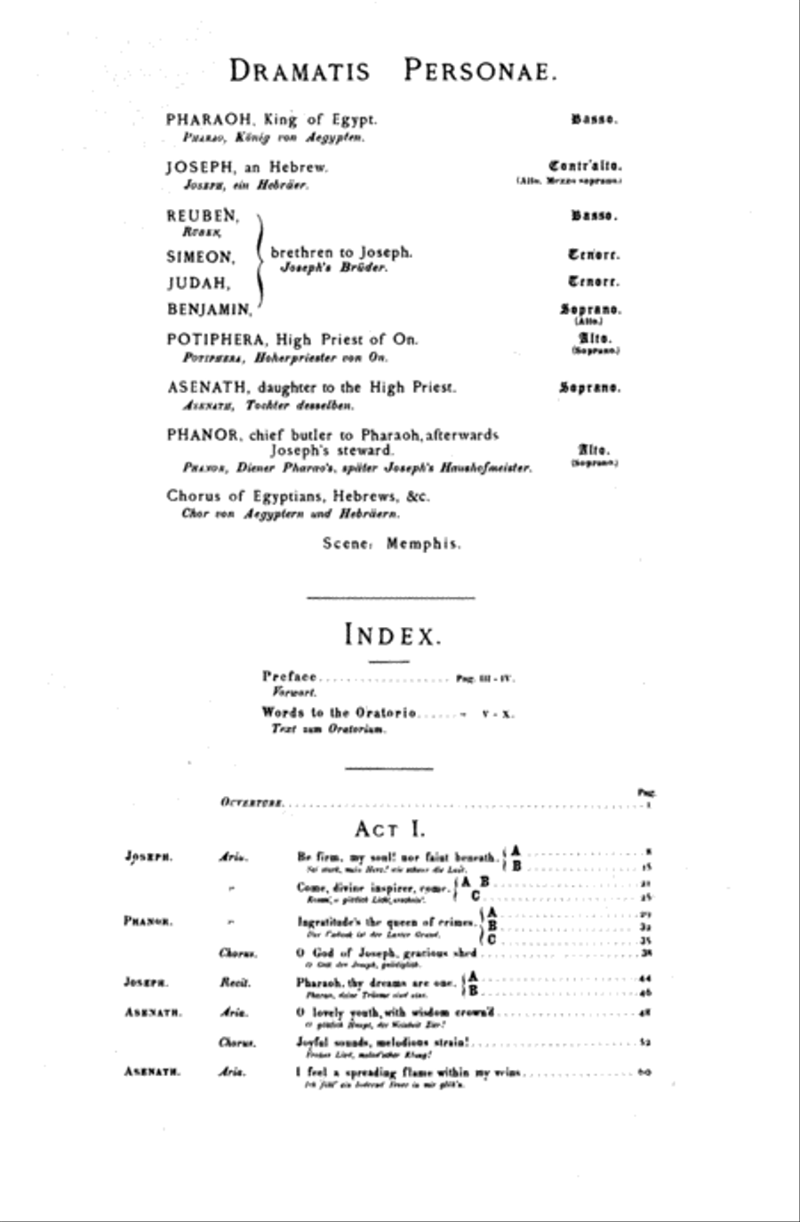 Joseph (1744) Choir scores gallery preview page 4