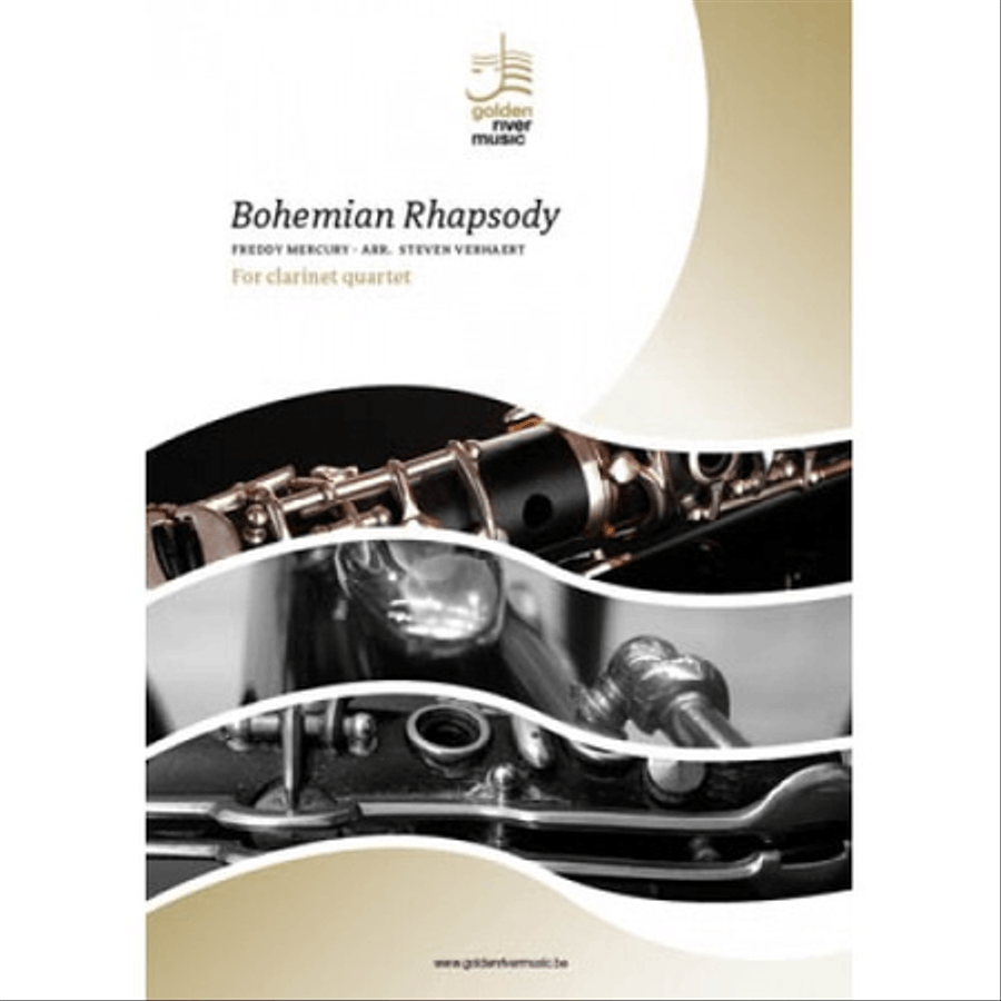 Bohemian Rhapsody - clarinet quartet Clarinet Quartet scores gallery preview page 1