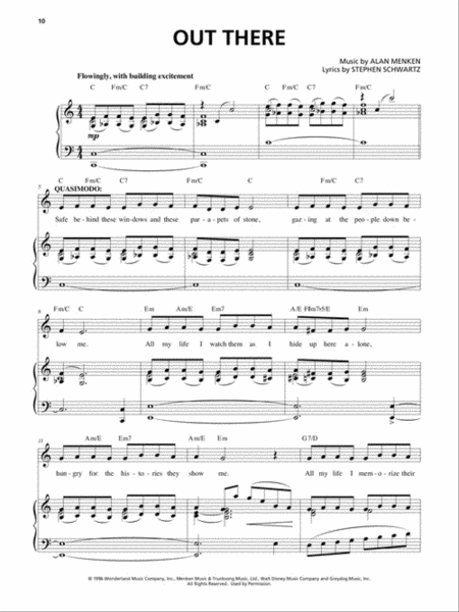 The Hunchback of Notre Dame: The Stage Musical Voice scores gallery preview page 4