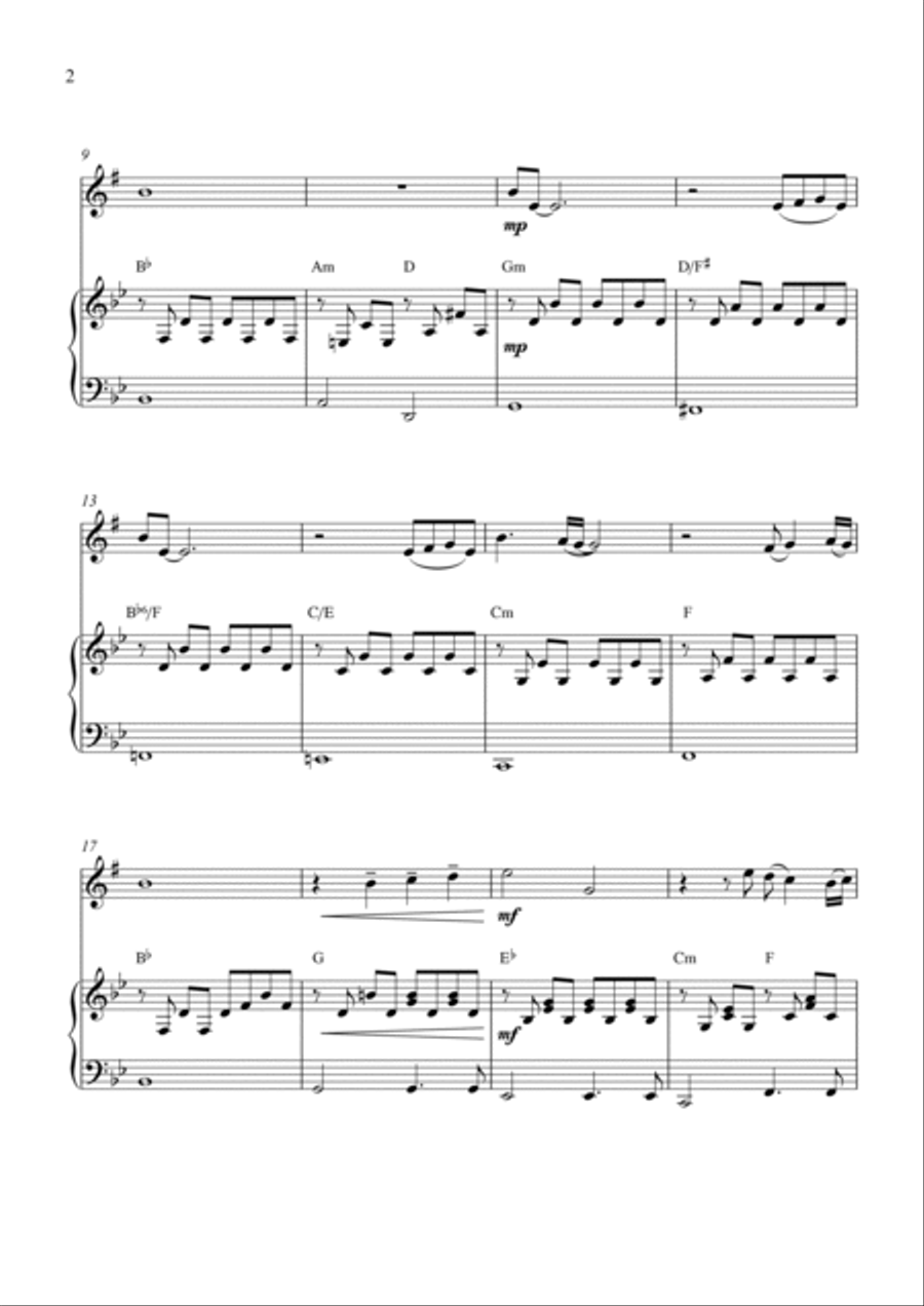 Feelings (?dime?) Alto Saxophone scores gallery preview page 2
