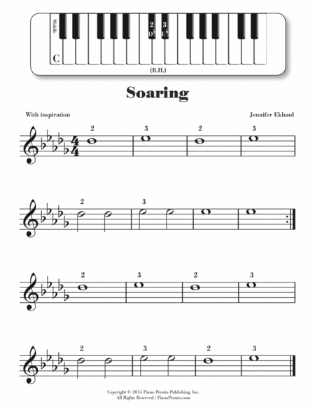 Soaring (Primer Solo with Teacher Duet) image number null