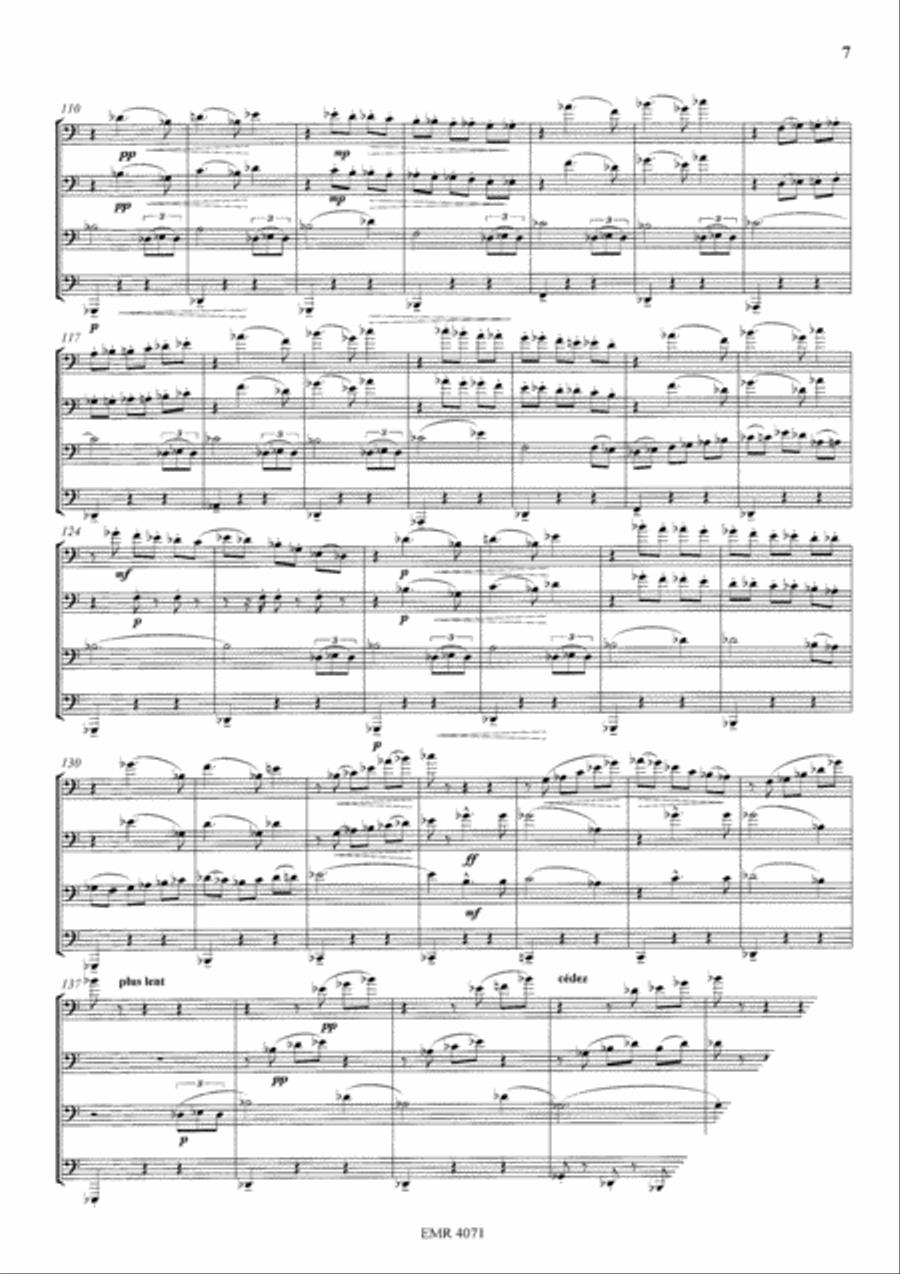 Scenes de Paris Scenes de Paris Tuba Quartet scores gallery preview page 7
