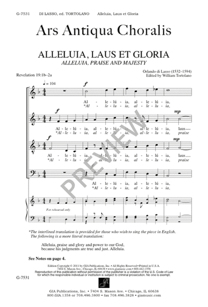 Alleluia, Laus Et Gloria image number null