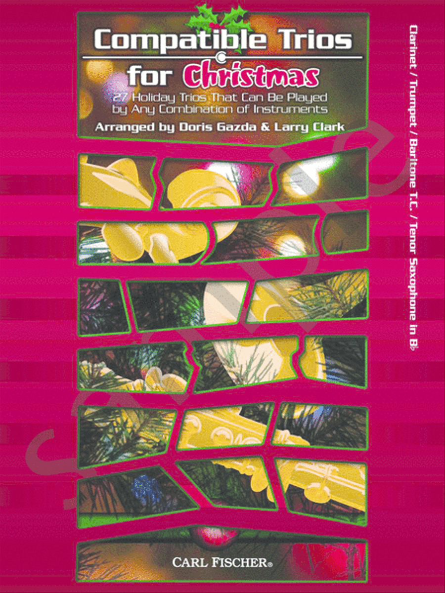 Compatible Trios for Christmas Clarinet scores gallery preview page 2