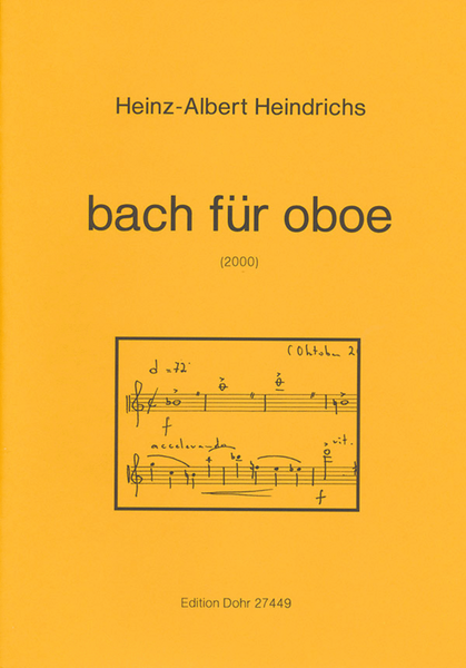 Bach für Oboe (2000)