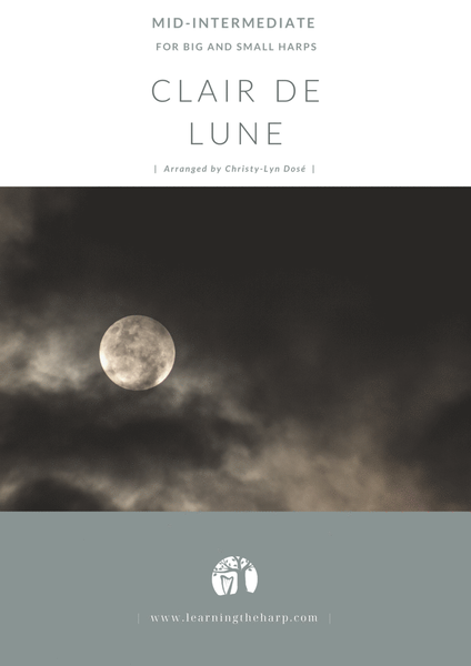 Clair de Lune - Mid-Intermediate for Big Harps and Small Harps image number null