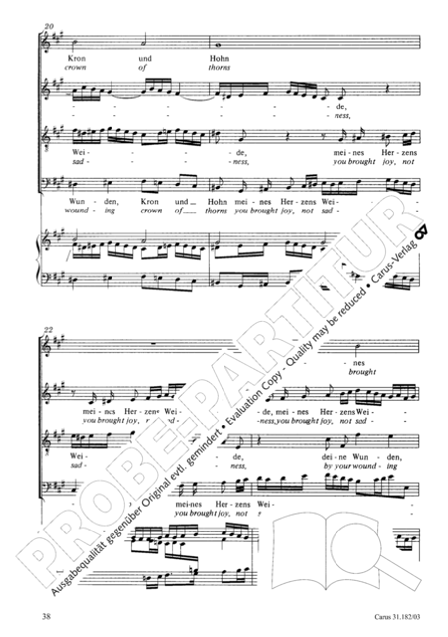 Himmelskonig, sei willkommen (King of heaven, be most welcome) ATB scores gallery preview page 38