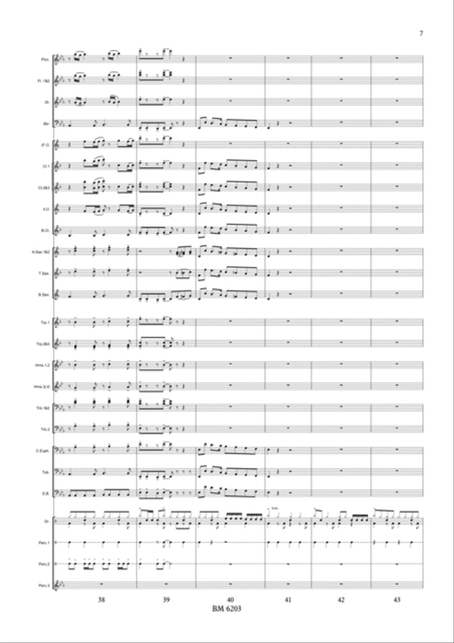 Joy to the Brass Rock for Wind Band Joy to the Brass Rock for Wind Band Concert Band scores gallery preview page 8