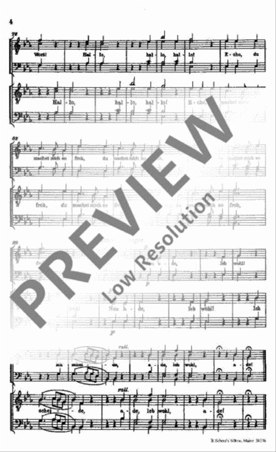 Das Echo Men's Choir scores gallery preview page 5