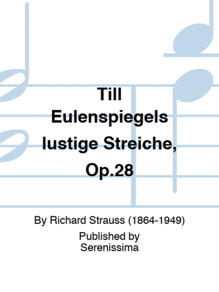 Book cover for Till Eulenspiegels lustige Streiche, Op.28