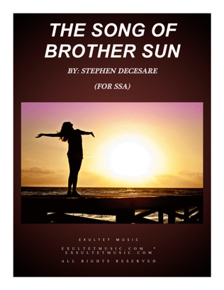 Book cover for The Song Of Brother Sun (for SSA)