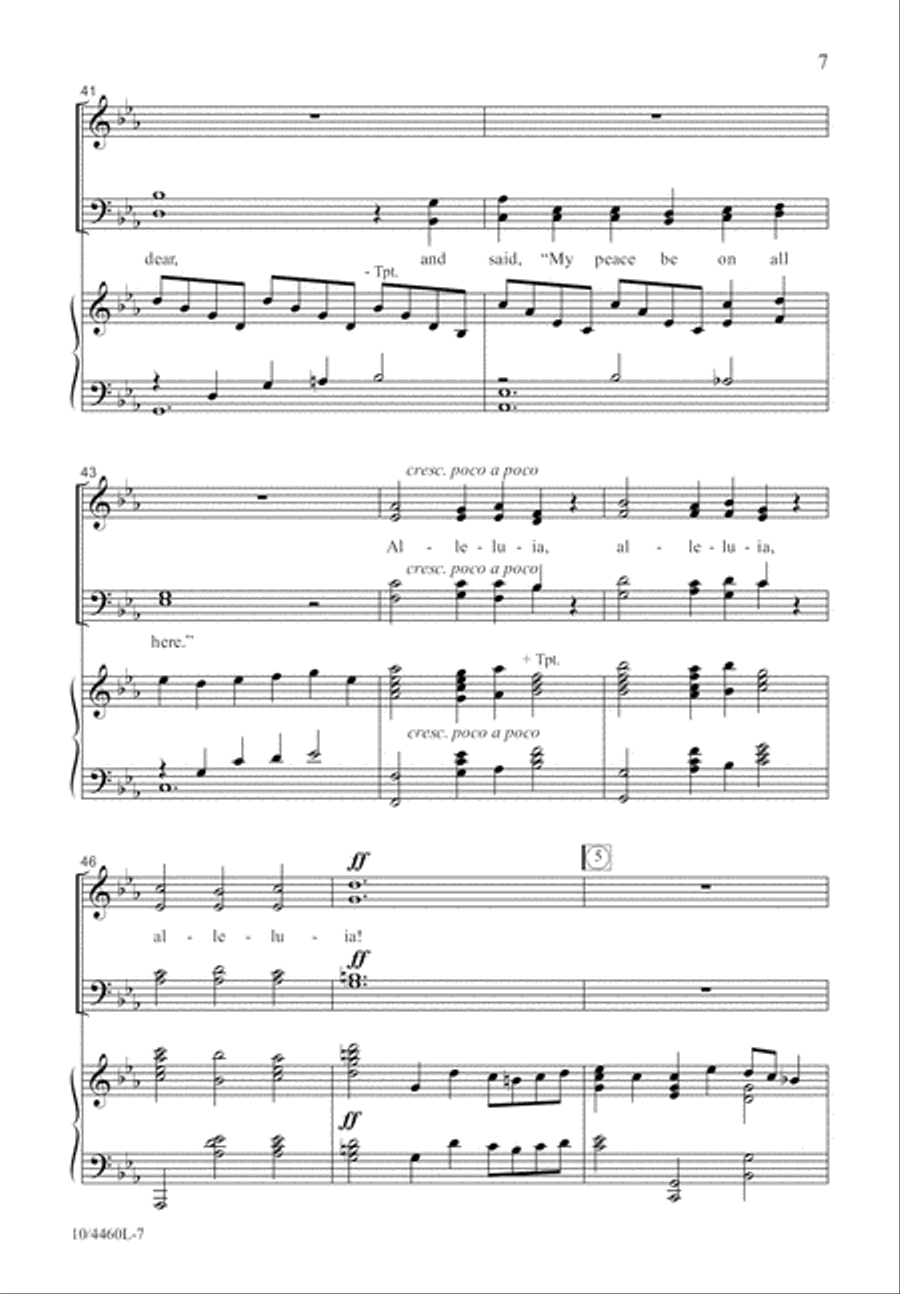 O Sons and Daughters, Let Us Sing! 4-Part scores gallery preview page 8