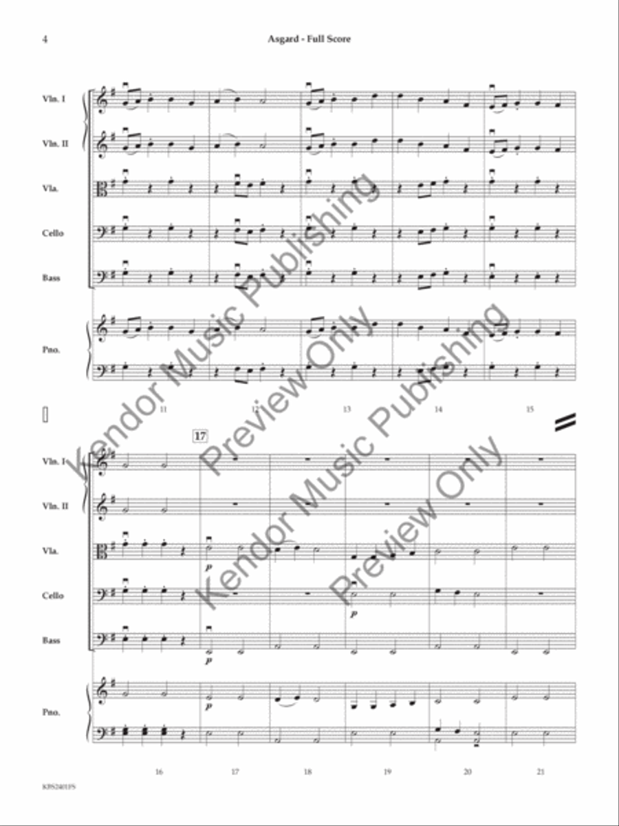 Asgard String Orchestra scores gallery preview page 5