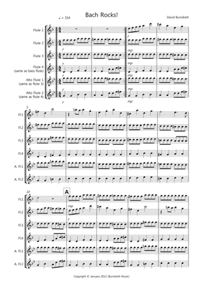 Bach Rocks! for Flute Quartet