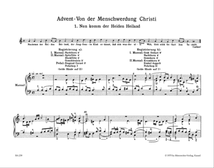 Chorale Preludes, Part I Organ scores gallery preview page 2