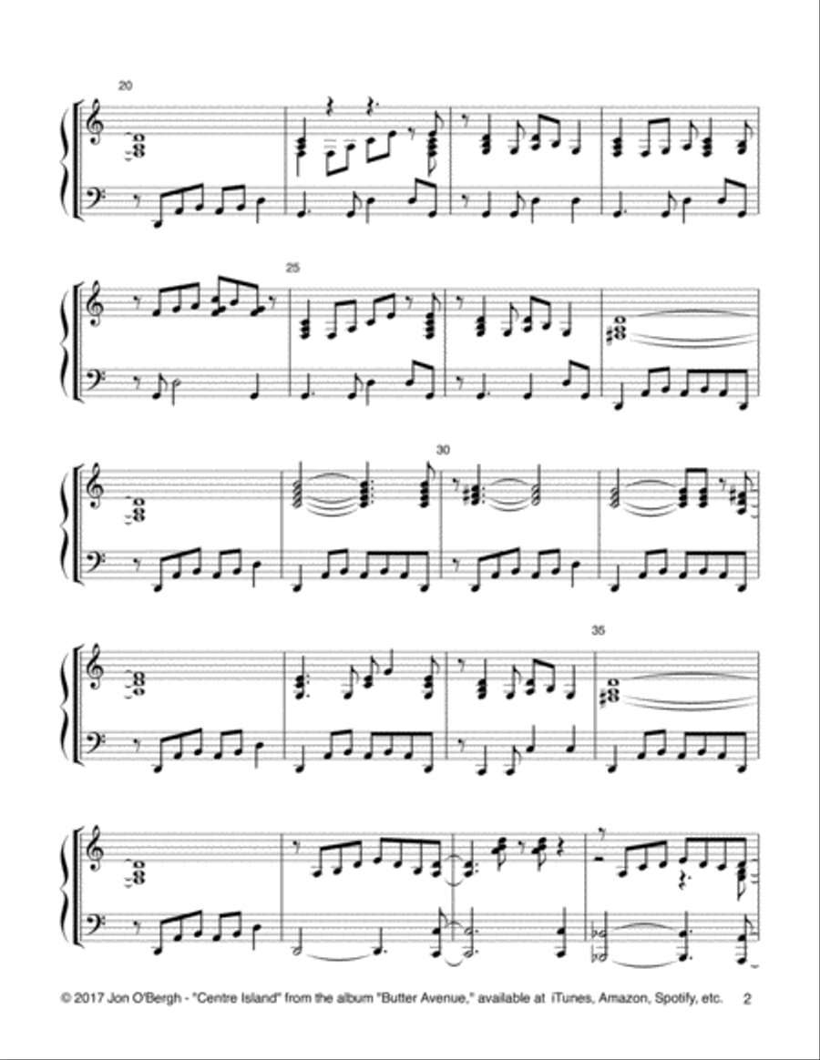Butter Avenue - The Complete Album for Solo Piano Piano Solo scores gallery preview page 4