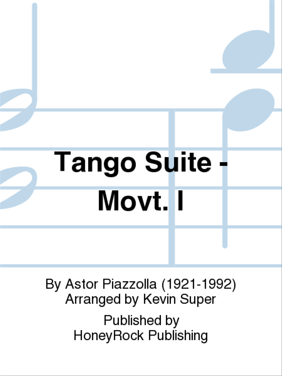 Tango Suite - Movt. I Marimba scores gallery preview page 1
