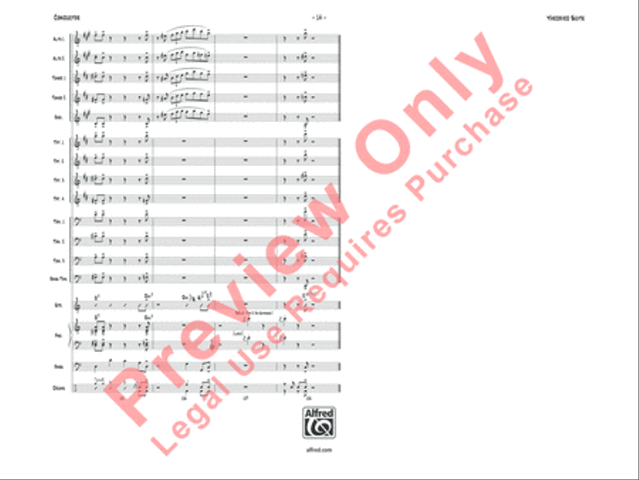Yardbird Suite Jazz Ensemble scores gallery preview page 17
