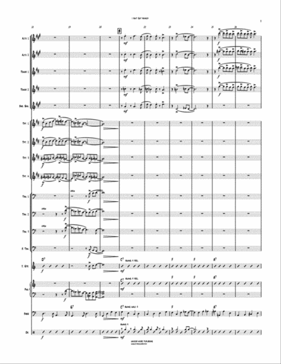 I Ain't Got Nobody I Ain't Got Nobody Big Band scores gallery preview page 4
