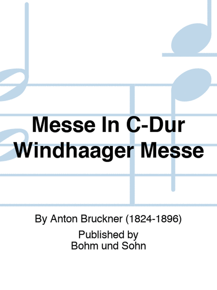 Messe In C-Dur Windhaager Messe