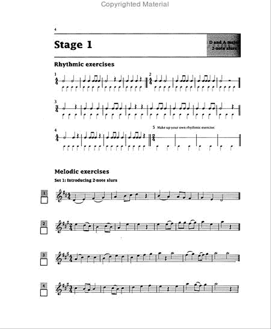 Improve Your Sight-reading! Violin, Level 2 Violin scores gallery preview page 2
