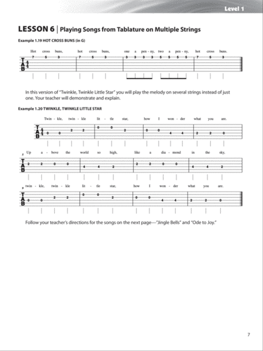 Sound Innovations for Elementary Class Guitar Guitar scores gallery preview page 8