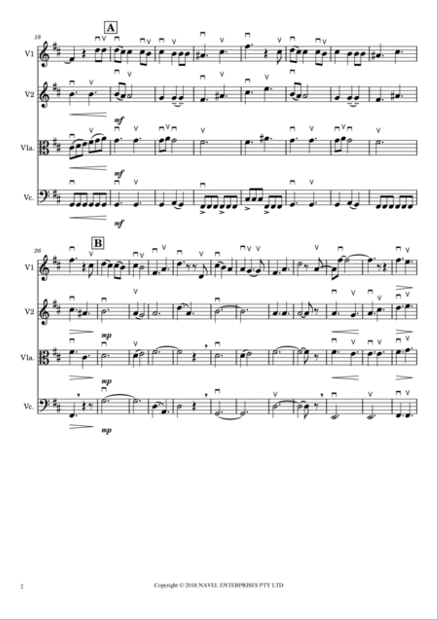 Drowned Drowned String Quartet scores gallery preview page 2