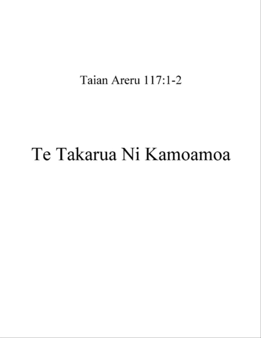 Psalmody 0004br in Kiribati Language Bible Small Ensemble scores gallery preview page 1