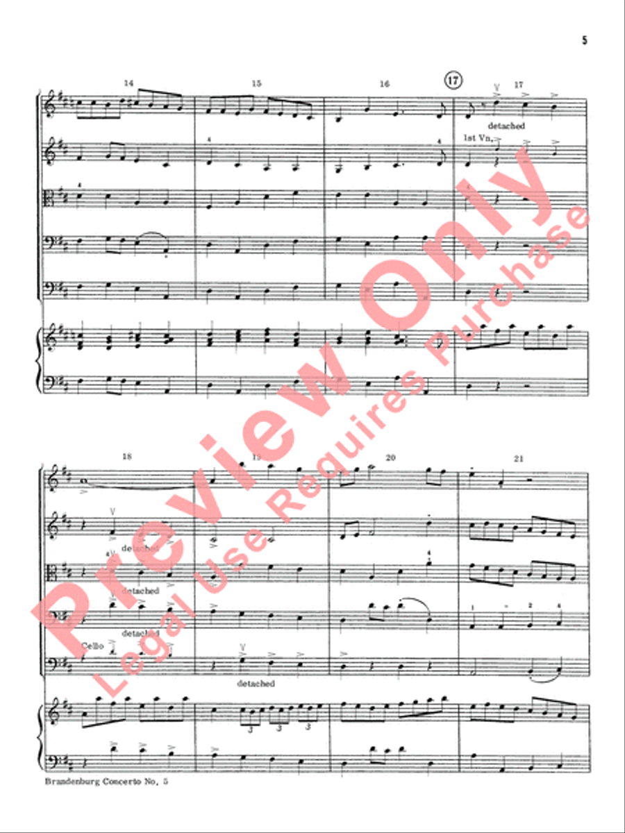 Brandenburg Concerto No. 5