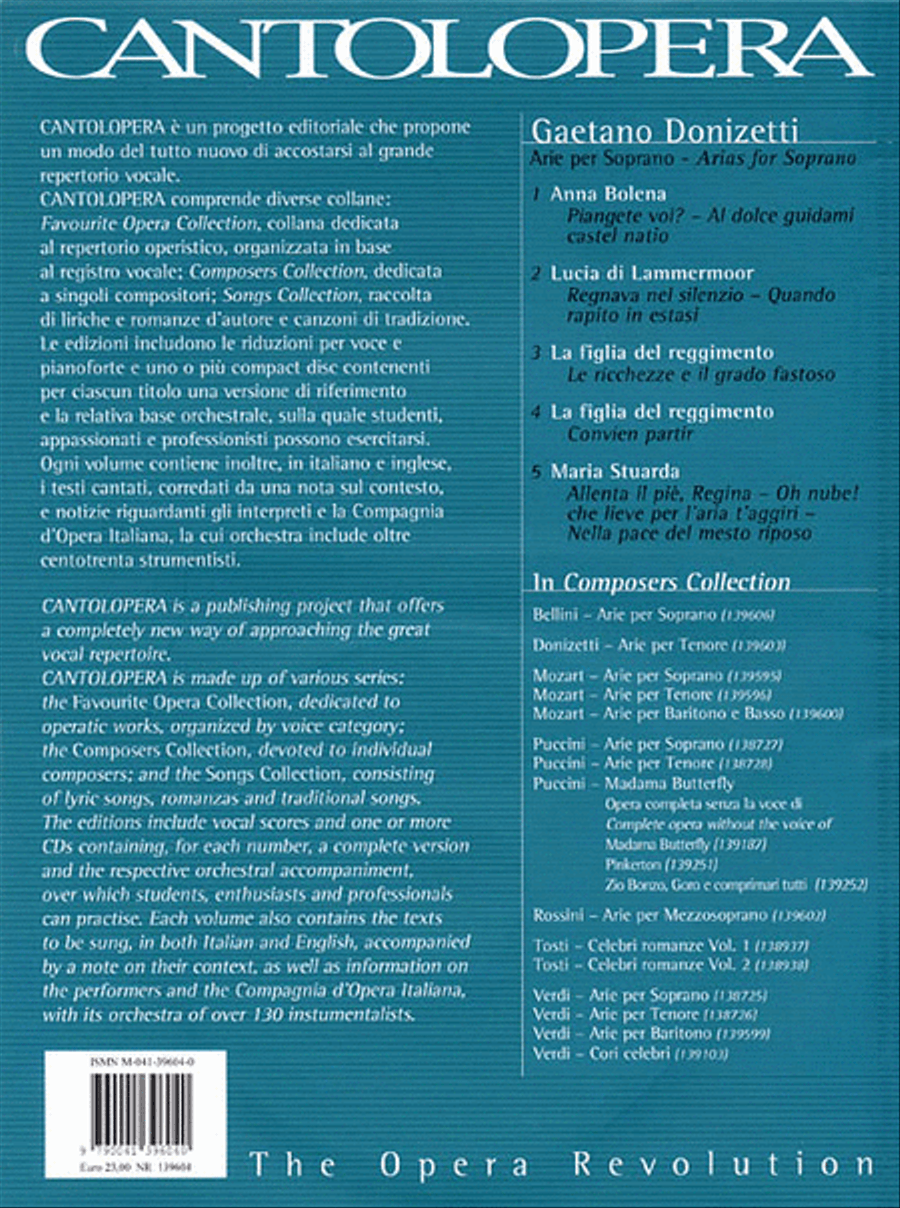 Donizetti Arias for Soprano