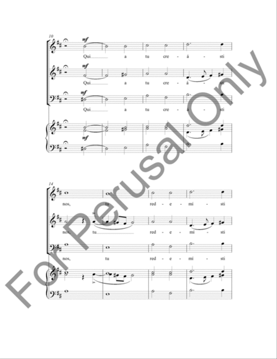 O Bone Jesu 3-Part scores gallery preview page 3
