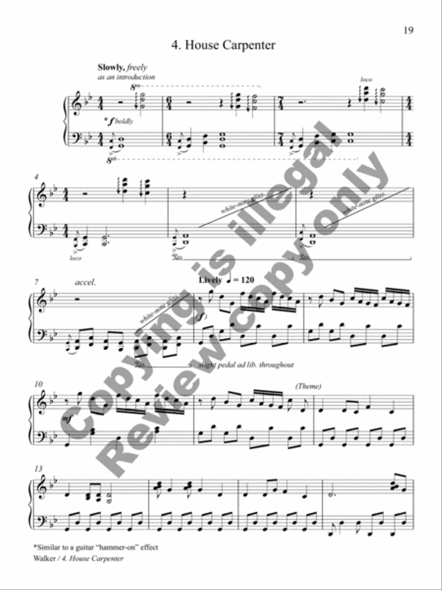 Shady Grove: and Other Songs from the Appalachian Mountains Piano Solo scores gallery preview page 22