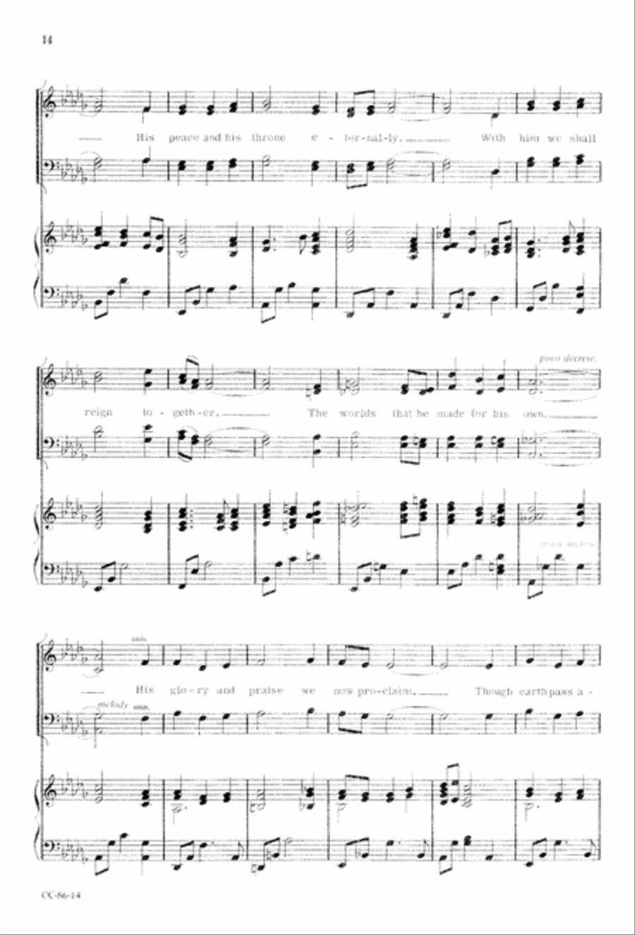 Angels' Song 4-Part scores gallery preview page 16