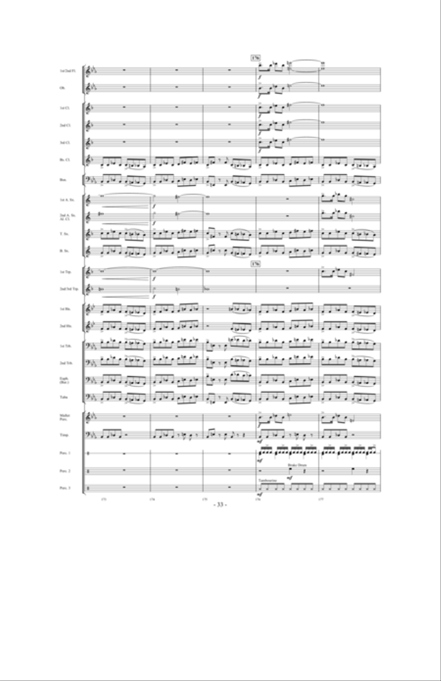 Valley of the Kings Concert Band scores gallery preview page 32