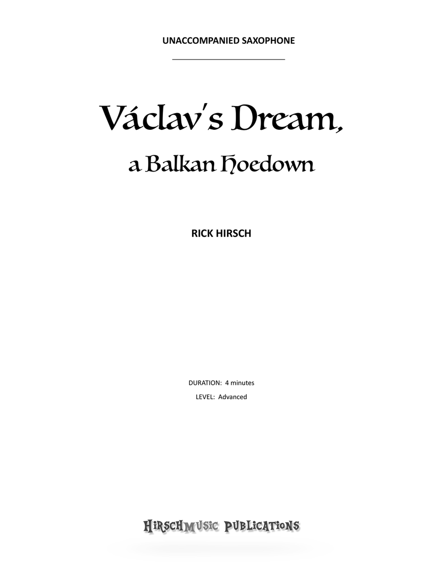 Václav's Dream Václav's Dream Small Ensemble scores gallery preview page 2