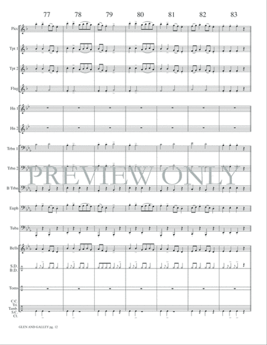 Glen and Galley Glen and Galley Small Ensemble scores gallery preview page 14