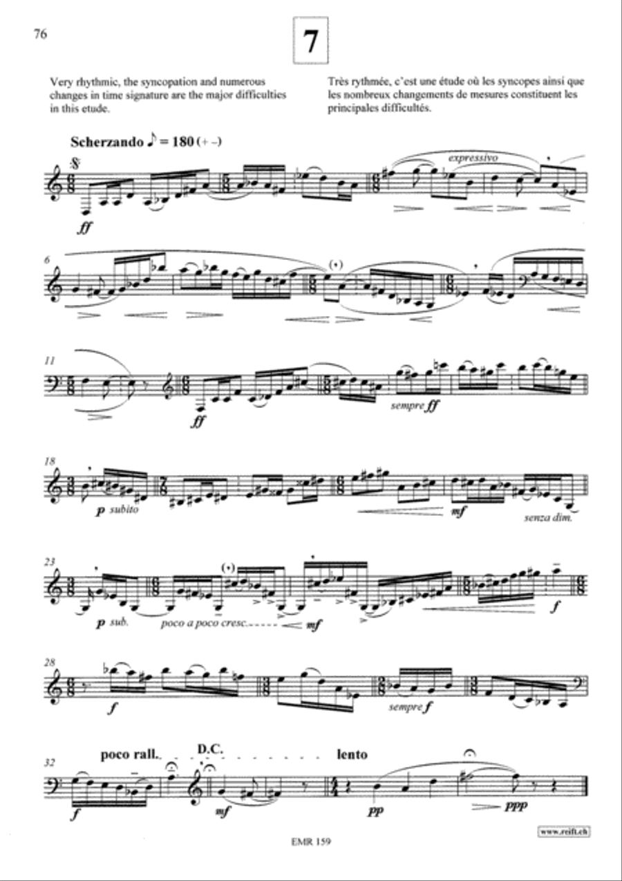 Treatise-Method and Exercises & 21 Etudes Horn scores gallery preview page 18