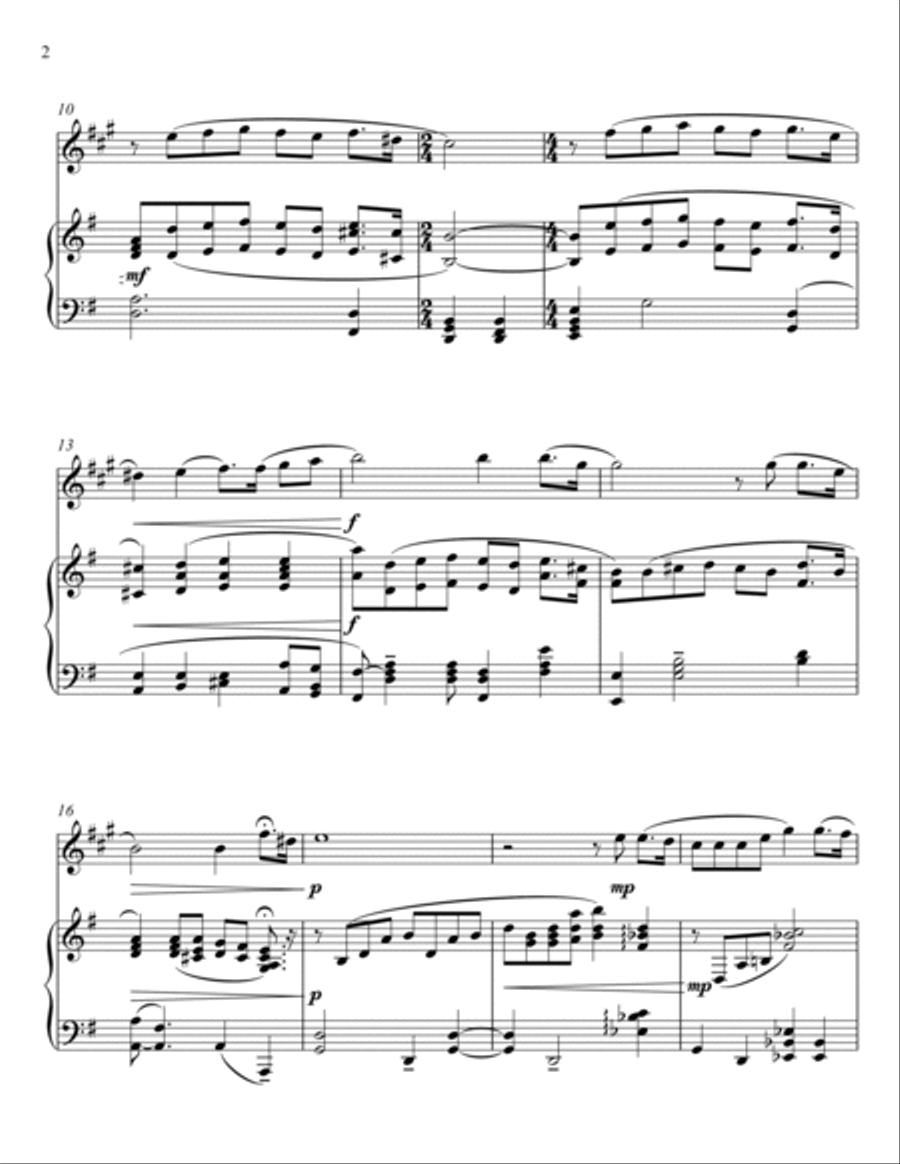 Giacomo Puccini - Nessun Dorma - Turandot (Clarinet Solo) Clarinet Solo scores gallery preview page 2