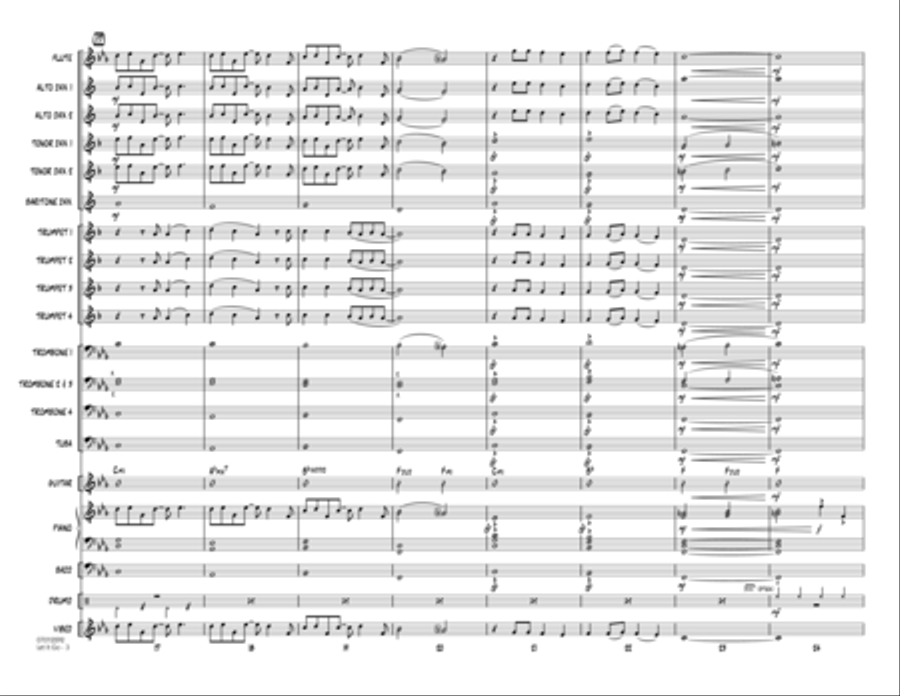 Let It Go (from Frozen) - Conductor Score (Full Score) Jazz Ensemble scores gallery preview page 3