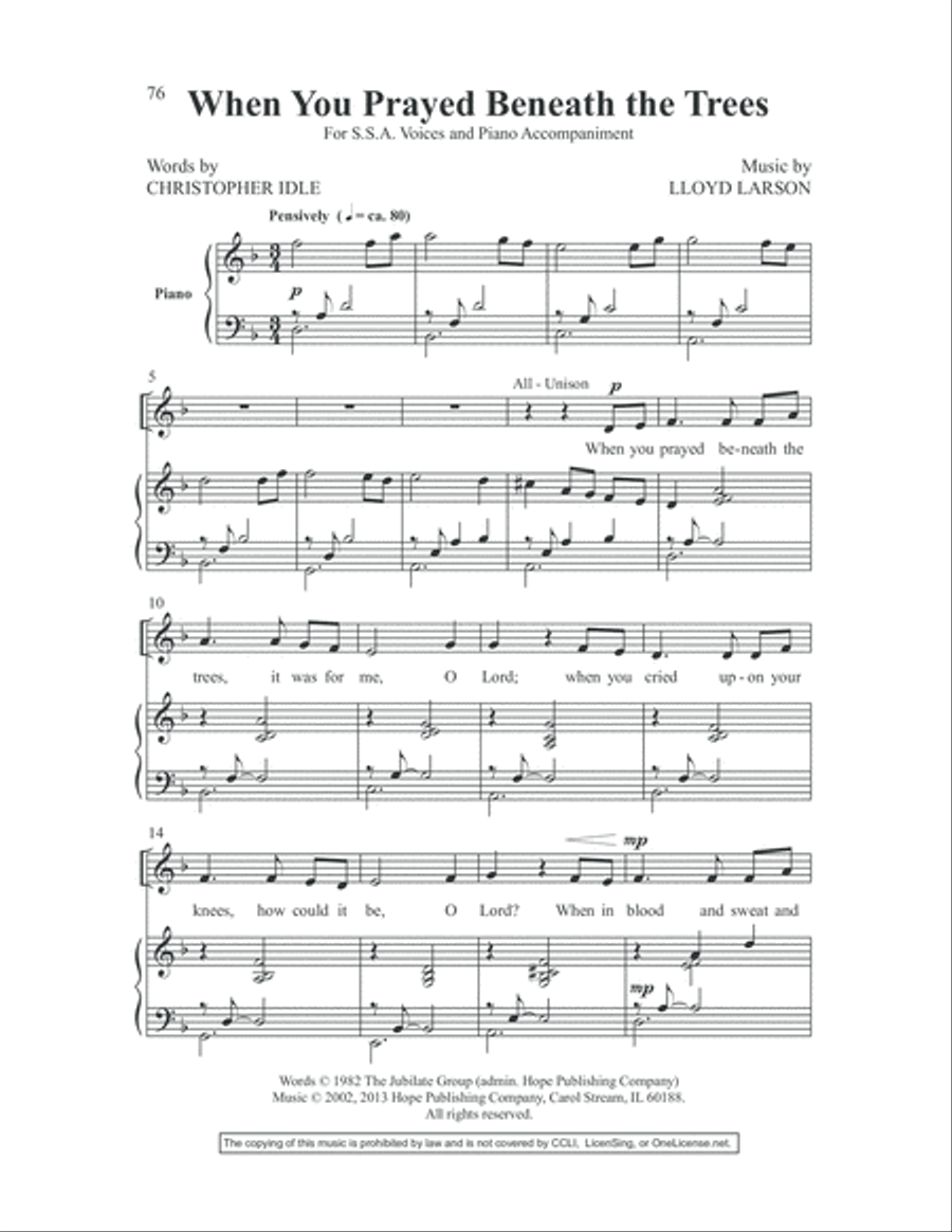 Women in Song 4 Women in Song 4 SSA scores gallery preview page 78