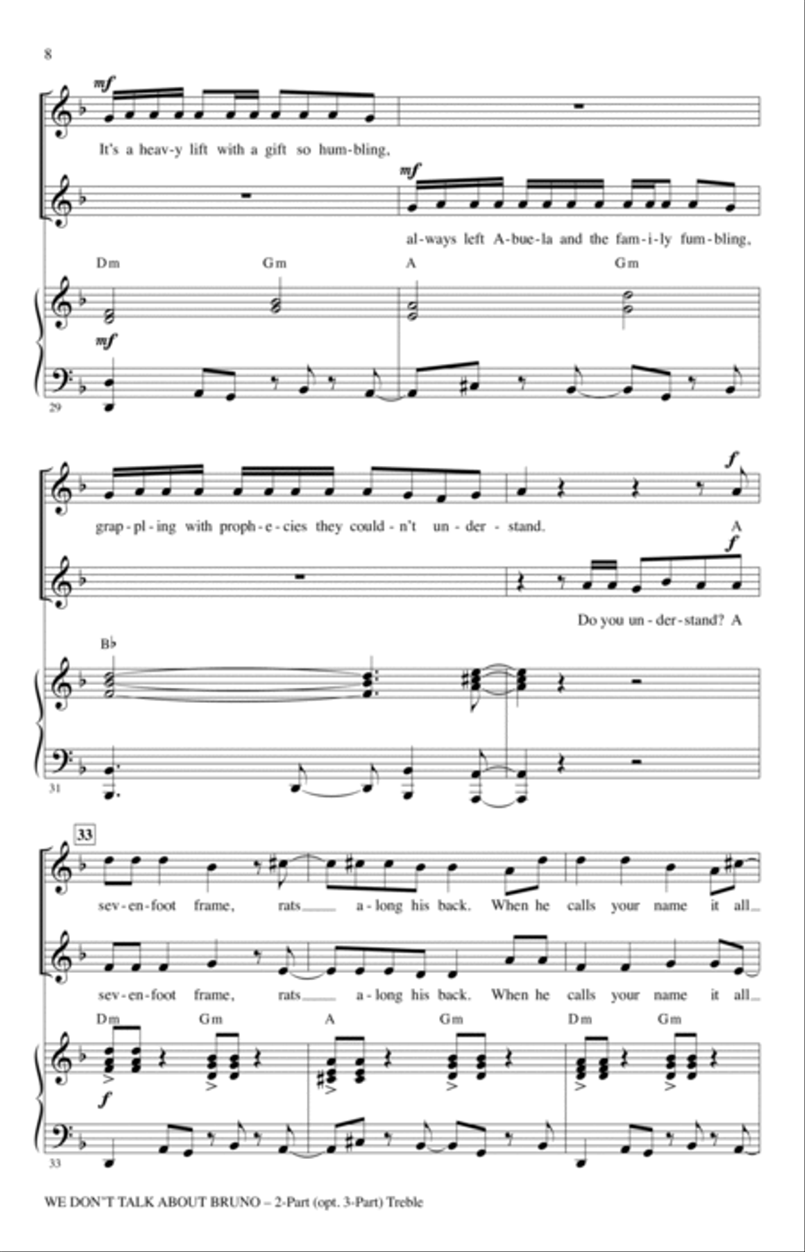 We Don't Talk About Bruno (arr. Audrey Snyder)