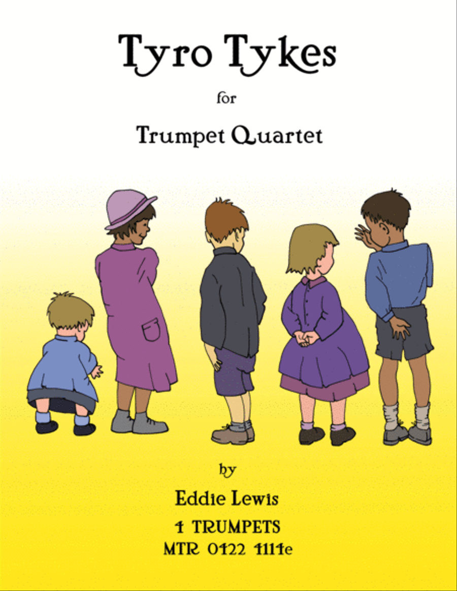 Tyro Tykes Easy Trumpet Quartet by Eddie Lewis Brass Ensemble scores gallery preview page 1