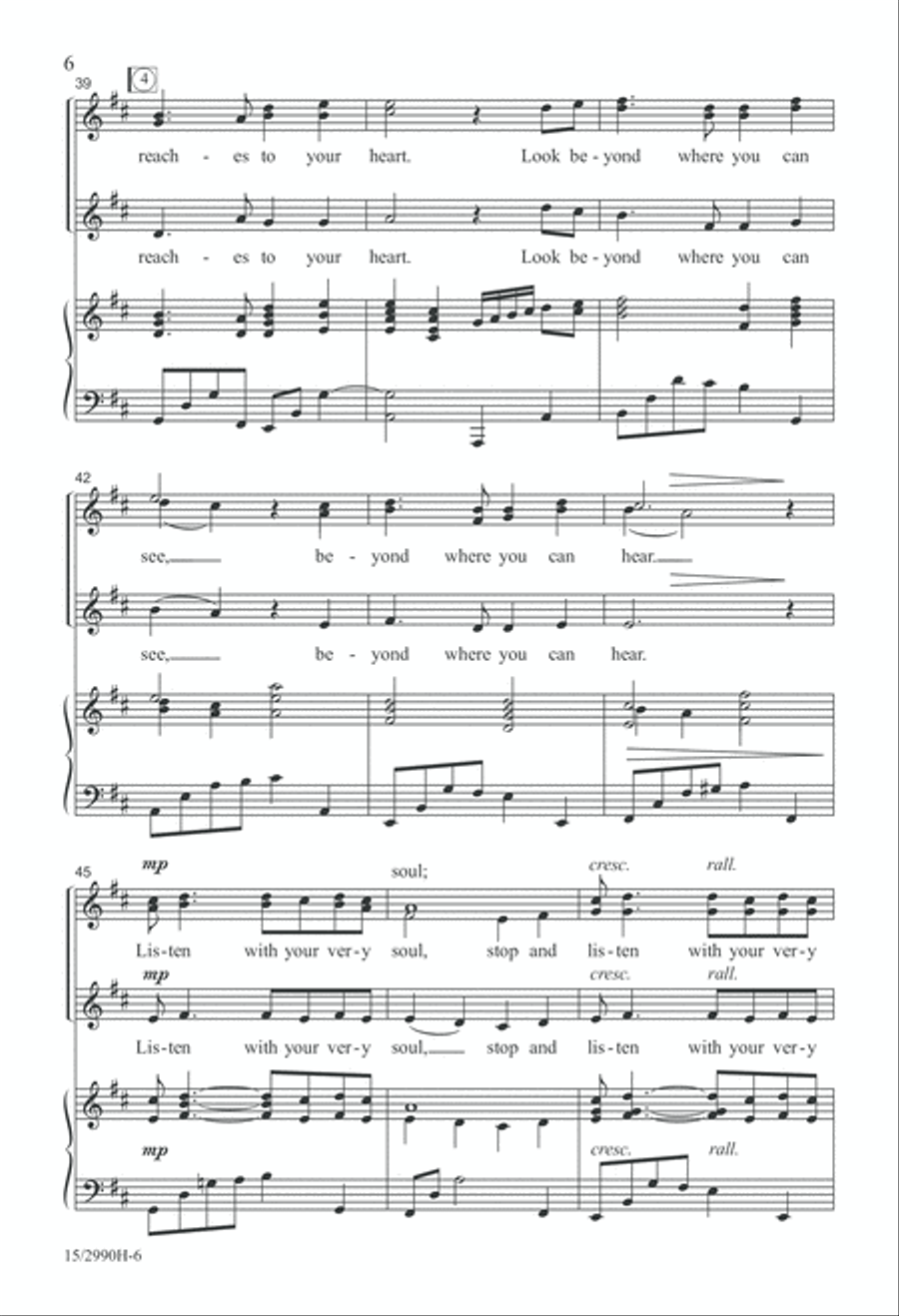 Somewhere Above the Clouds SSA scores gallery preview page 6