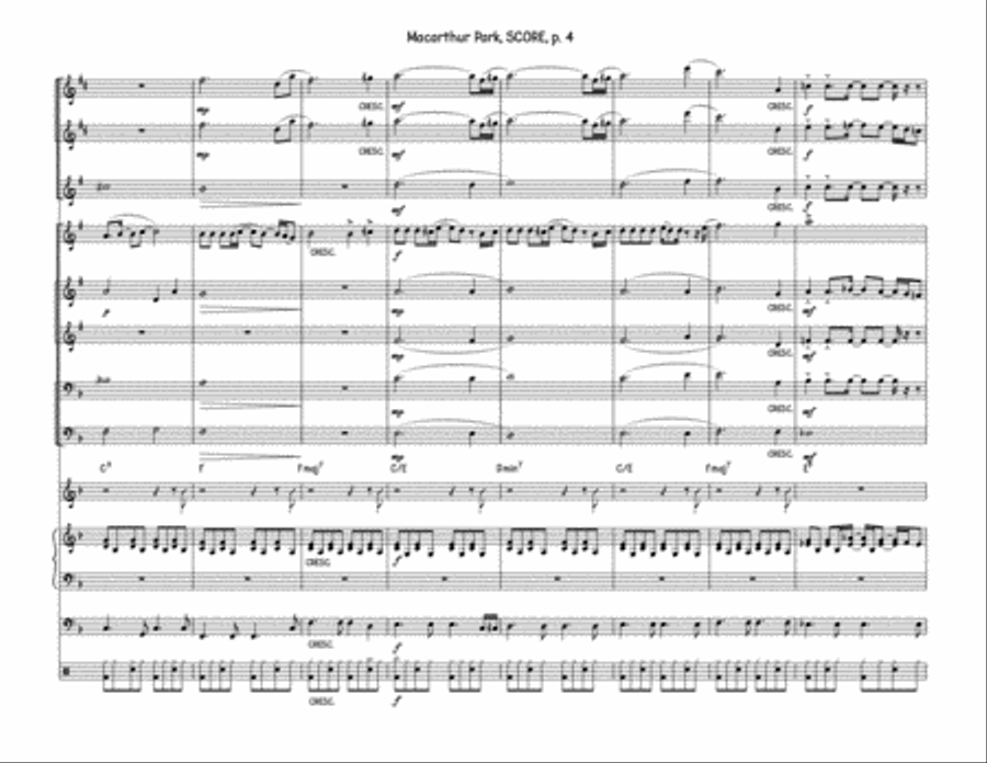 Macarthur Park Jazz Ensemble scores gallery preview page 4
