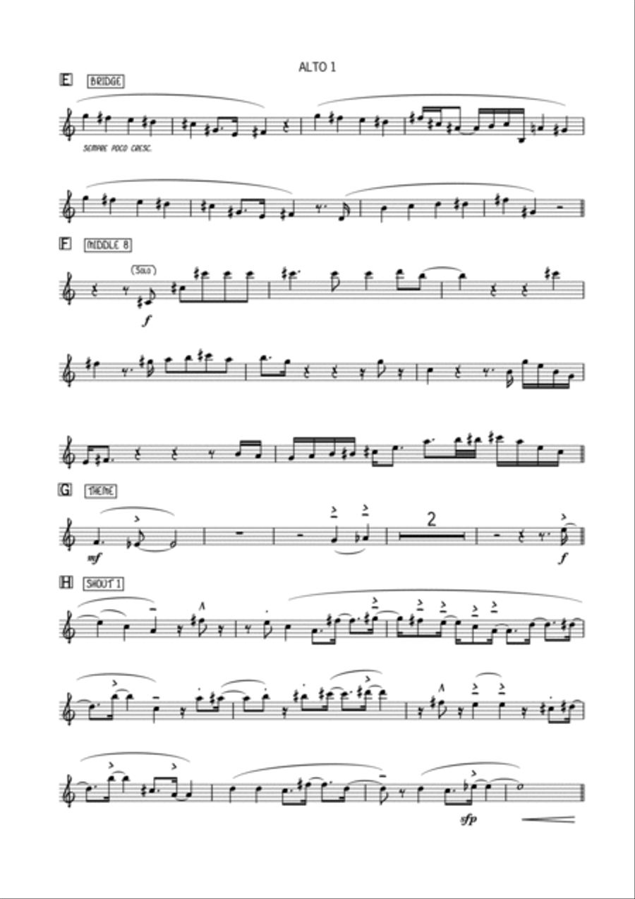 Endangered Species Jazz Ensemble scores gallery preview page 2
