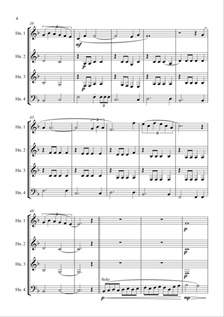 Time To Say Goodbye Horn scores gallery preview page 6