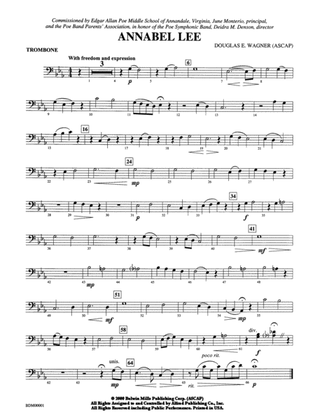 Annabel Lee: 1st Trombone
