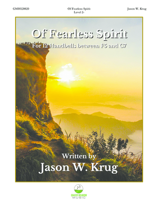 Book cover for Of Fearless Spirit (for 12 handbells)