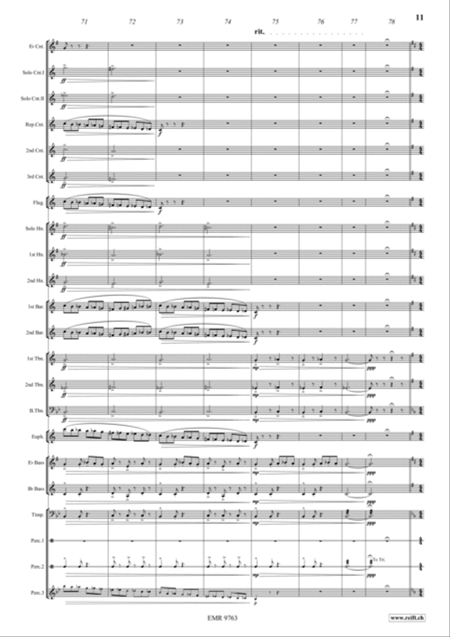 Rise of The Guardians Brass Band scores gallery preview page 12
